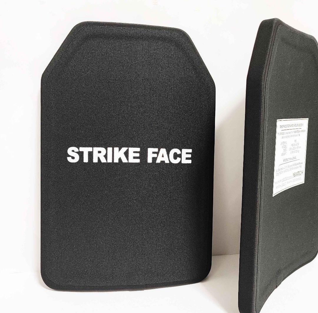 NIJ III レベル３ 防弾プレート Sサイズ ２枚 PE製 Newtech