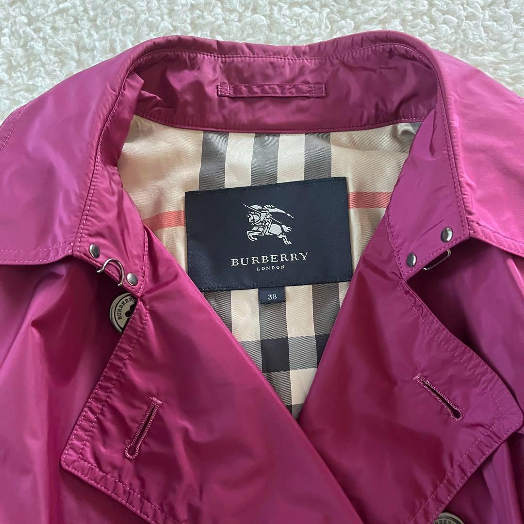 極美品✨バーバリーロンドン トレンチコート ノバチェック ナイロン 撥水