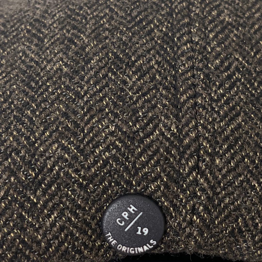 帽子 CPH 510WH WOOL HERRINGBONE CASQUETTE