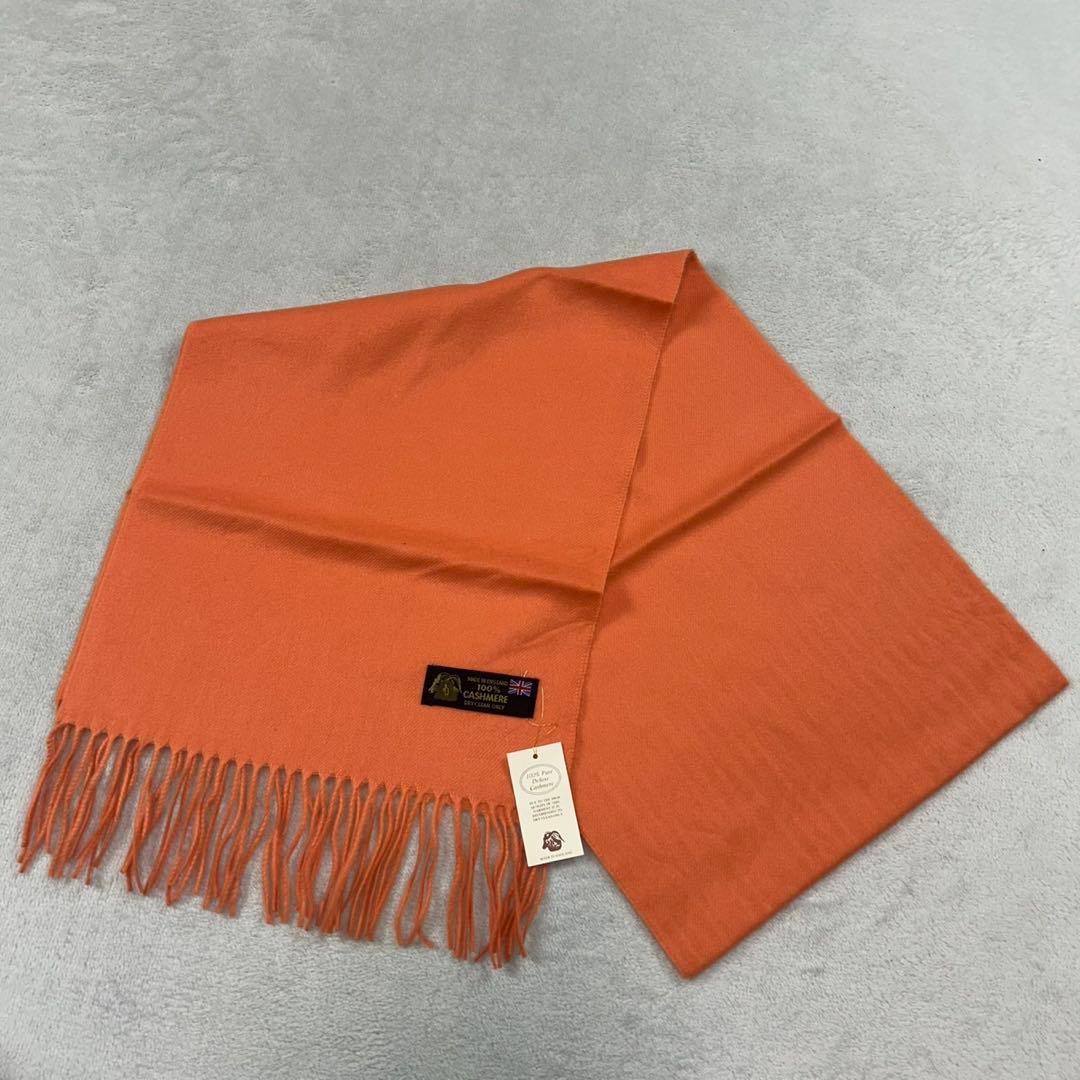 K796 新品未使用 カシミヤ カシミヤ100% タグ付き マフラー レディース