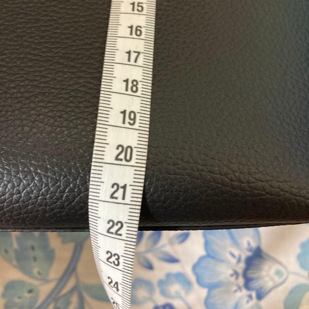 COACH バック　ブラックレザー ショルダーバッグ　パケットバック