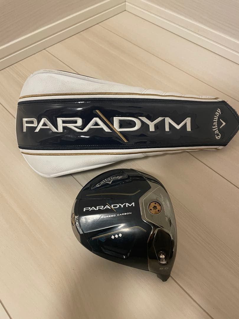 パラダイムトリプルダイヤモンド9度　ヘッドのみ　カバー付き