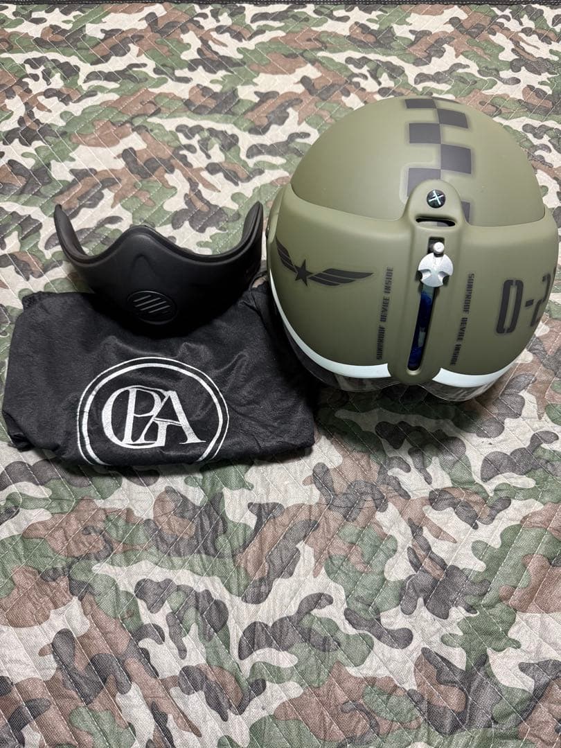 【希少】 【レア品】GPA （OSBE） TORNADO パイロットヘルメットL