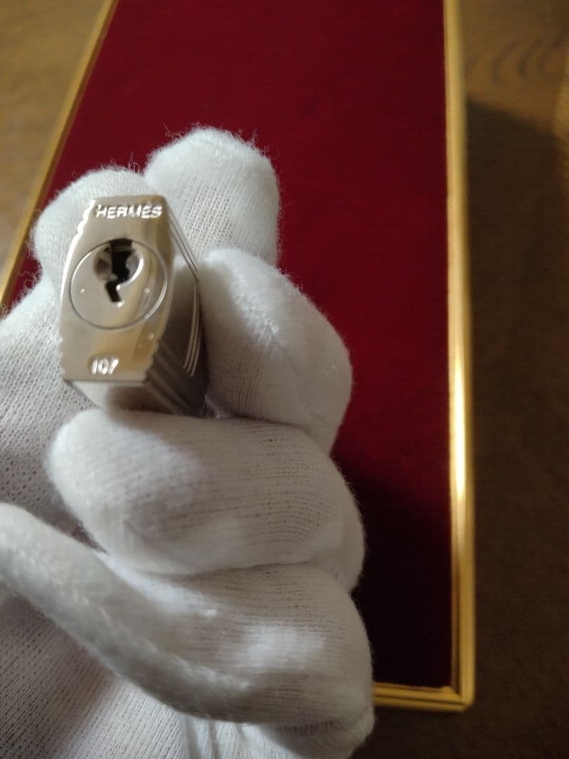 【極美品】HERMES エルメス 　カデナ南京錠　鍵2ケ