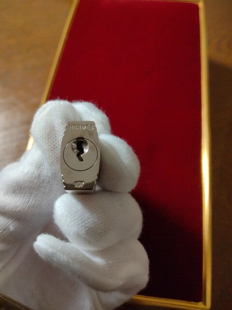 【極美品】HERMES エルメス 　カデナ南京錠　鍵2ケ