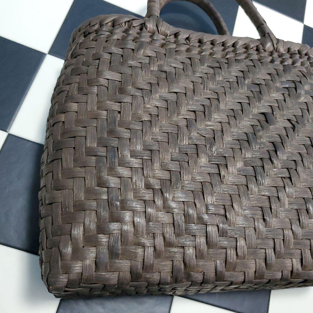 くるみ 編み込み カゴバッグ