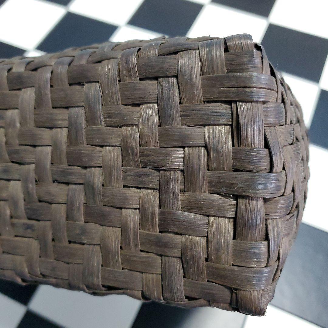 くるみ 編み込み カゴバッグ