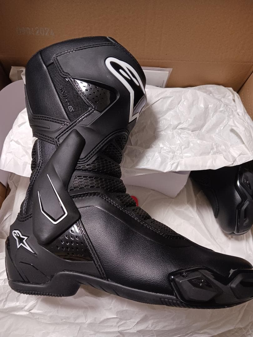 1/24まで　alpinestars バイクブーツ ブラック/ホワイト