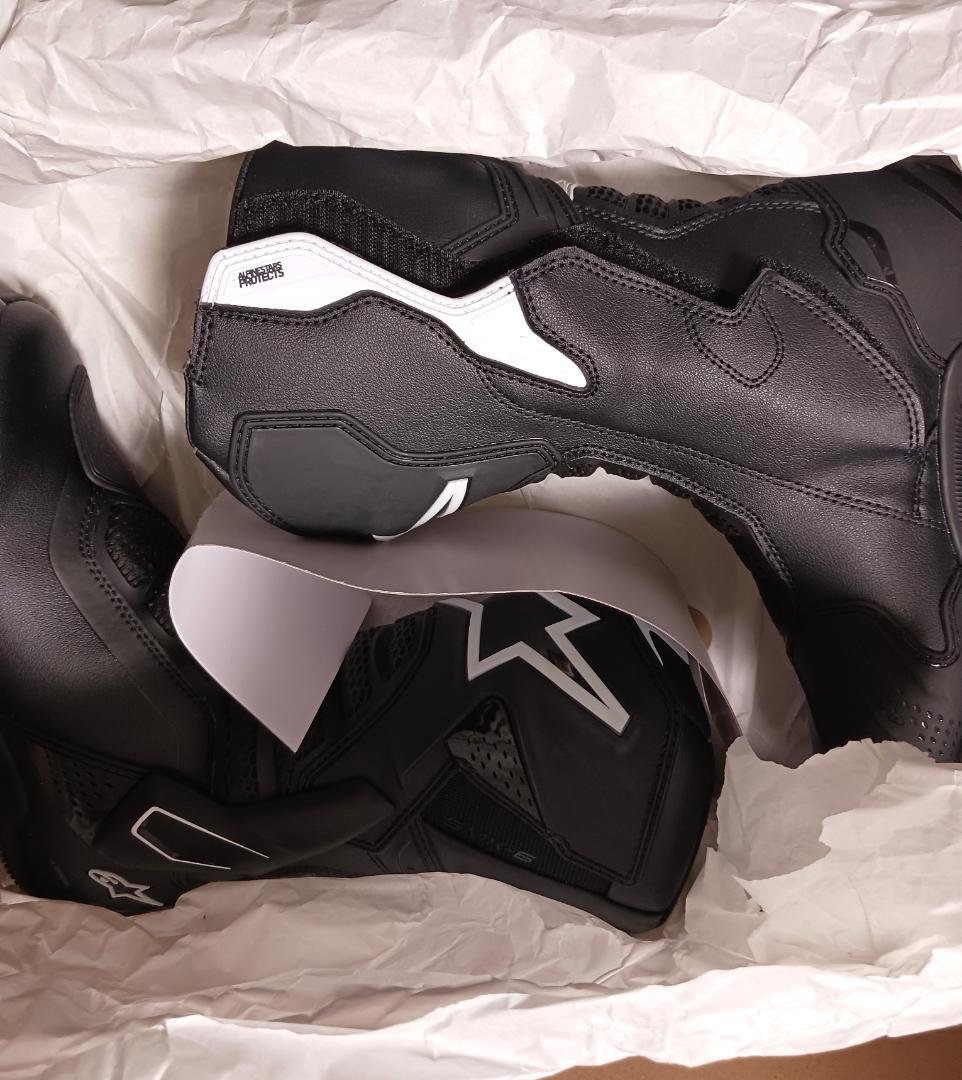 1/24まで　alpinestars バイクブーツ ブラック/ホワイト