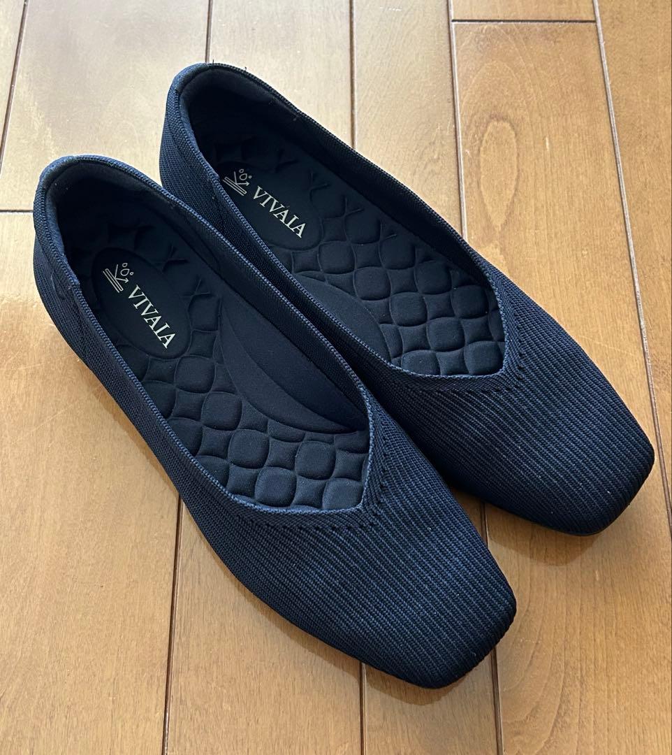 VIVAIA Margo Walker38 超撥水スクエアトゥ24cmネイビー