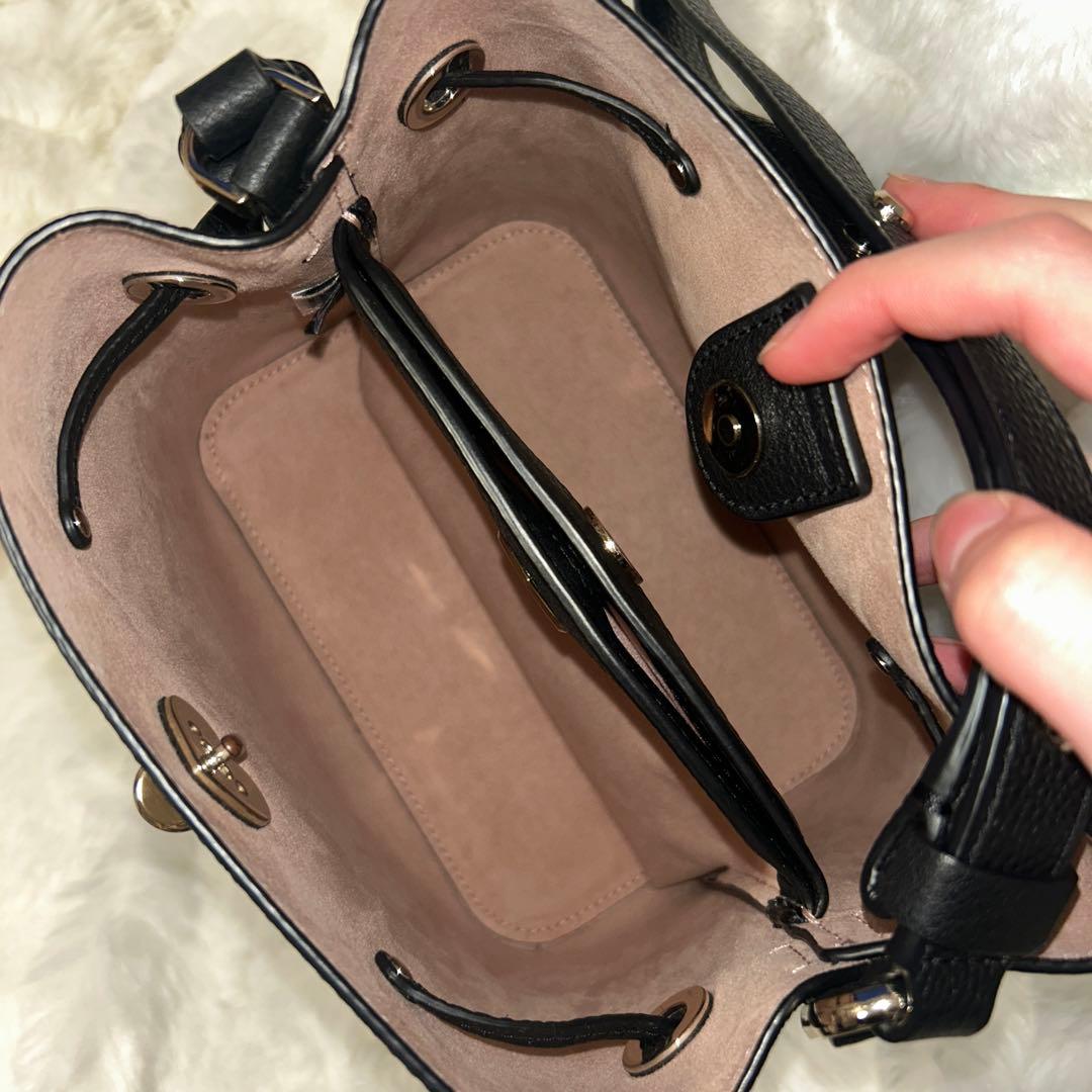 【美品✨】Kate Spade バケットバッグ ブラック