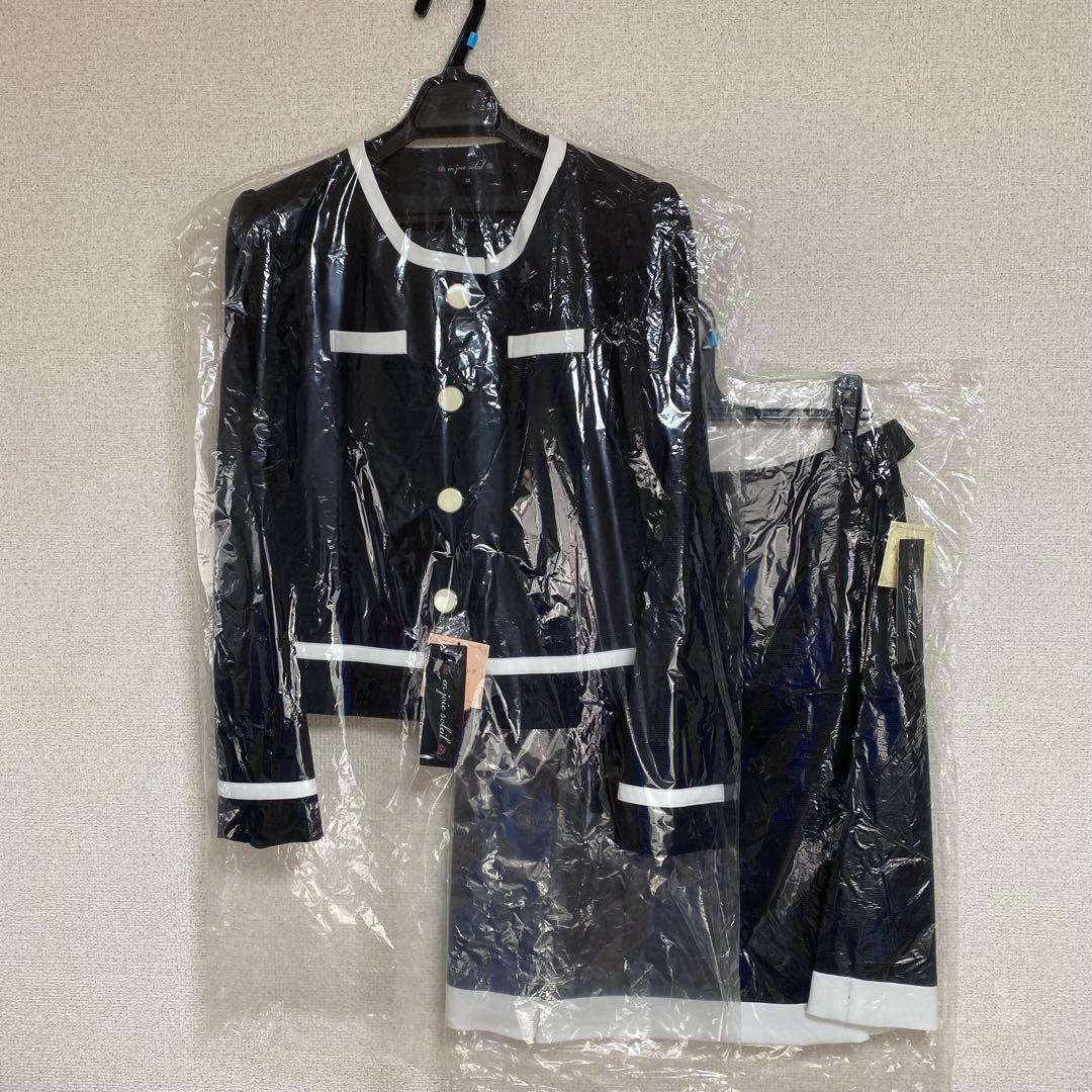 【新品タグ付き】アンジョア 事務服 13号 ジャケット スカート セットアップ