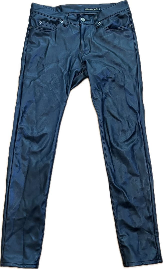 originalJohn レザーパンツ M 黒 オリジナルジョン