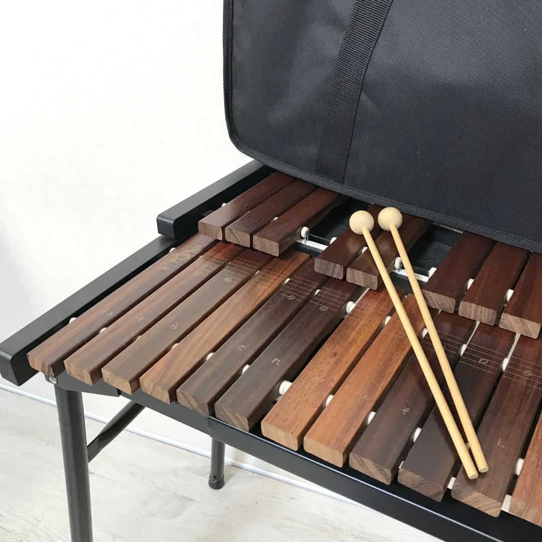 【良品】Zen-on シロホン ZX-32P 木琴 マレット スタンド ケース付