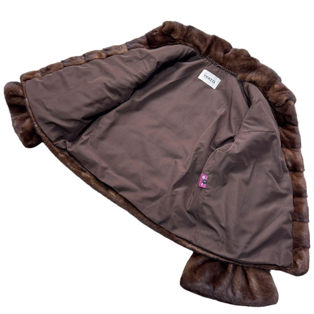 極美品　軽量　近年モデル　コペンハーゲン　デミバフミンク　ファーコート　艶◎