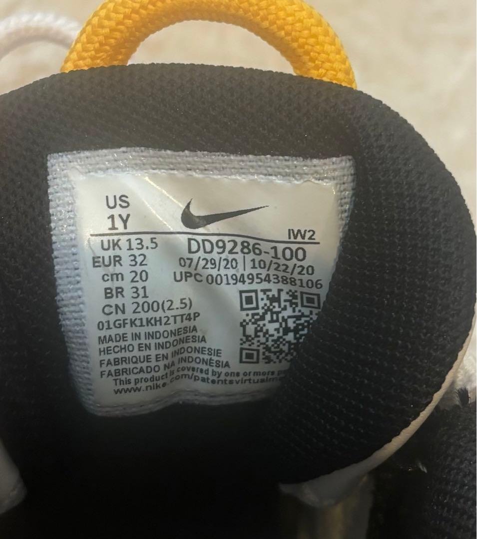 NIKE キッズ　モアアップテンポ　モアテン 20cm 【美品】