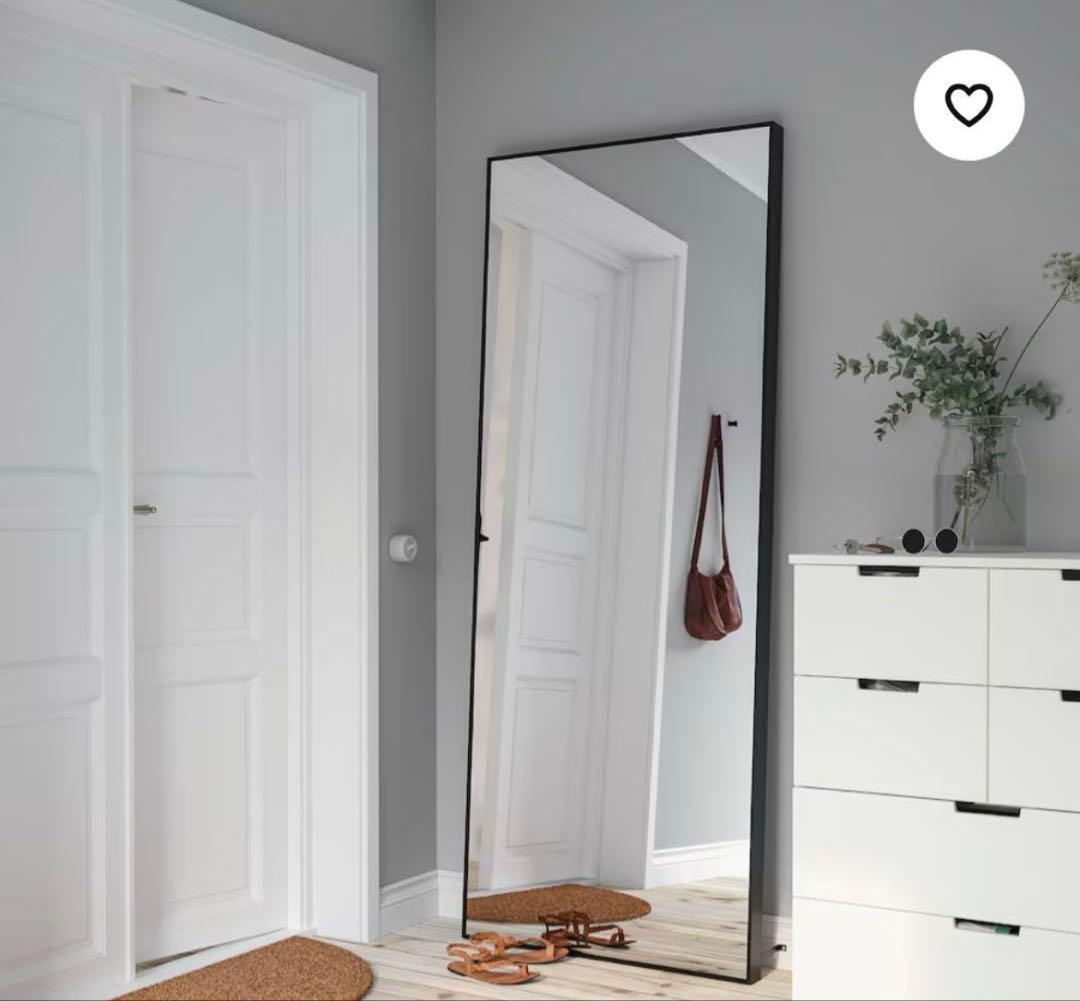 美品 HOVET ホーヴェットミラー 78x196cm IKEA 姿見 全身鏡