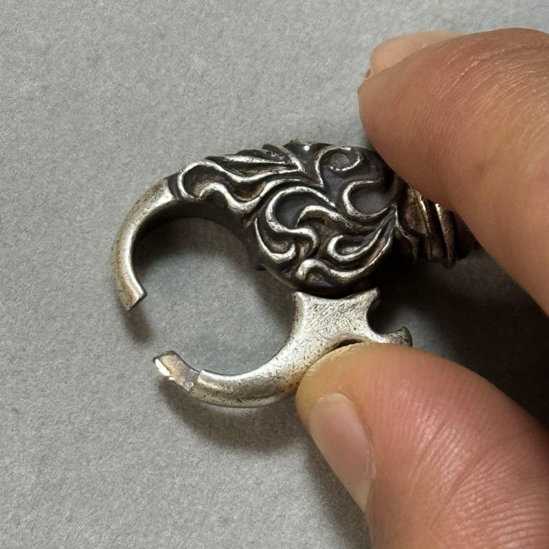 ツユちゃん様　希少！シルバー925 スクリューデザイン　ウォレットチェーン