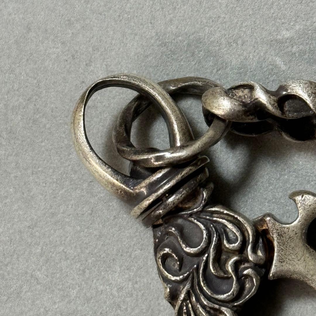 ツユちゃん様　希少！シルバー925 スクリューデザイン　ウォレットチェーン