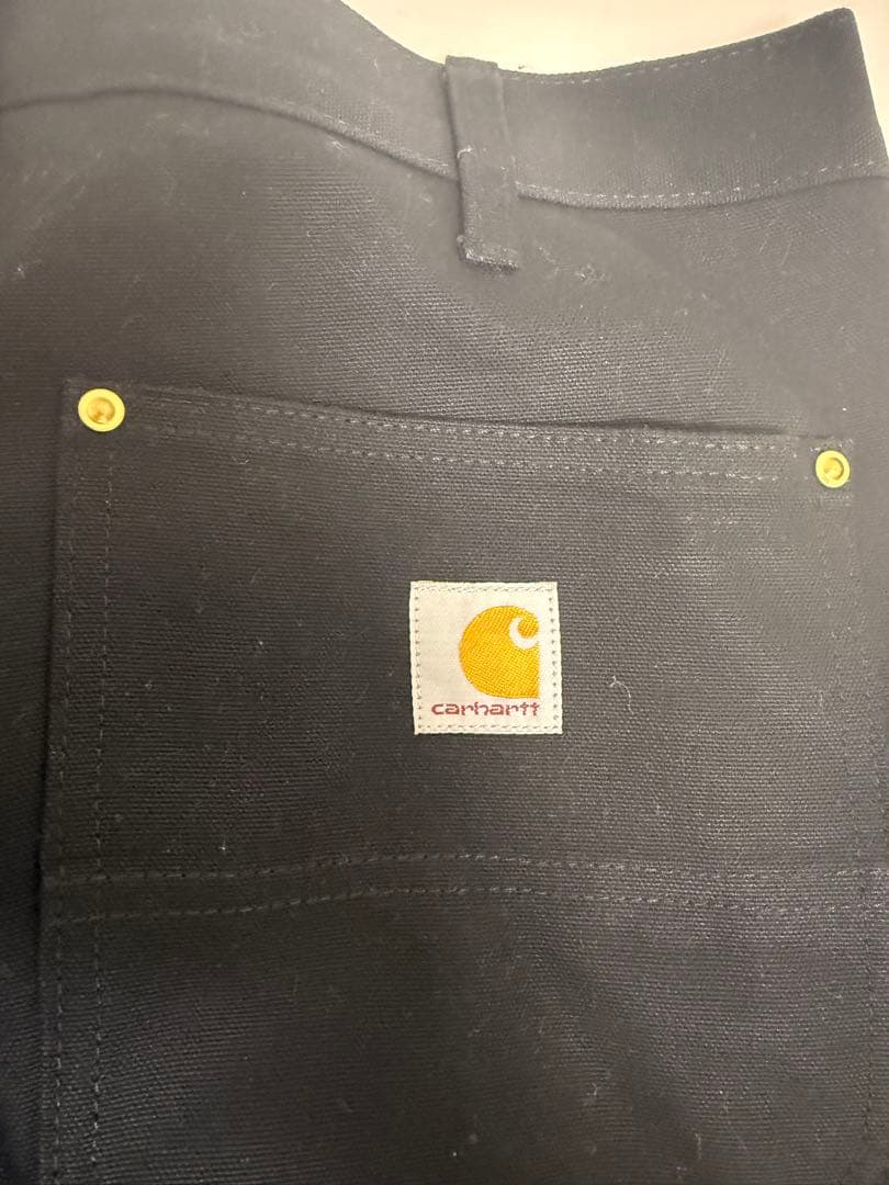 カーハート ダブルニーワークパンツ Carhartt B01 ブラック
