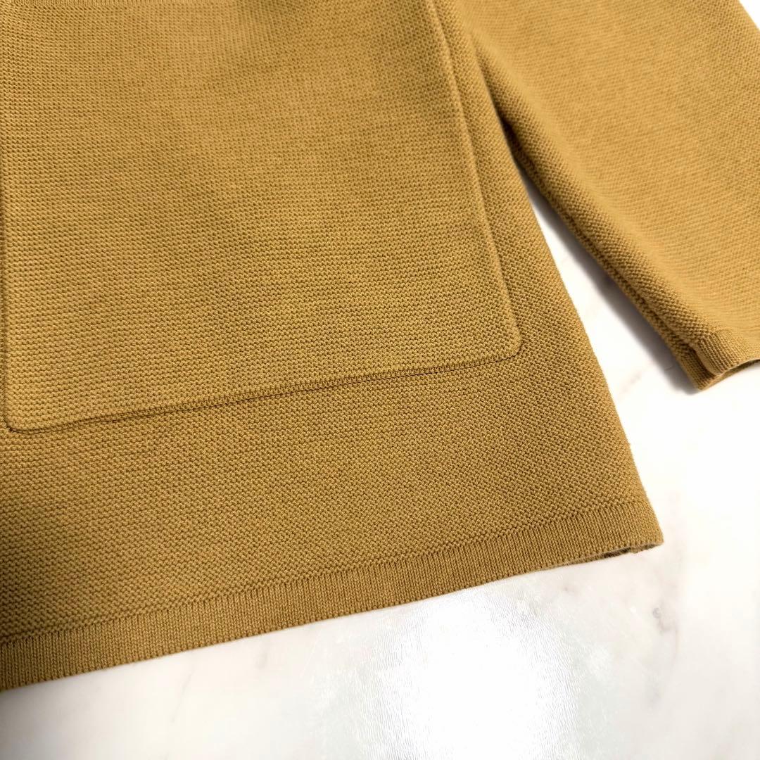 【極美品】2025✨️定価 27500円 ニット ジャケット アルアバイル ダブル