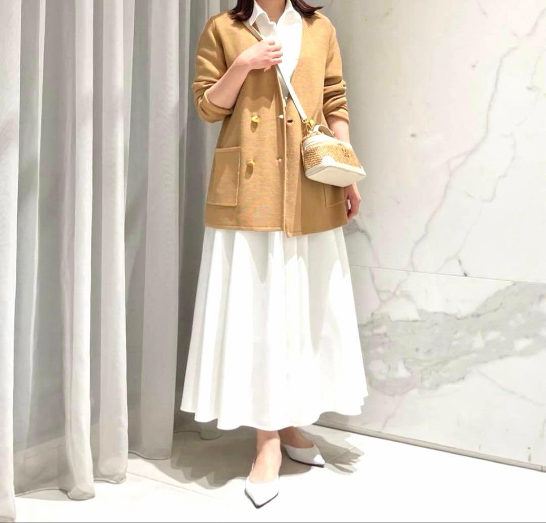 【極美品】2025✨️定価 27500円 ニット ジャケット アルアバイル ダブル