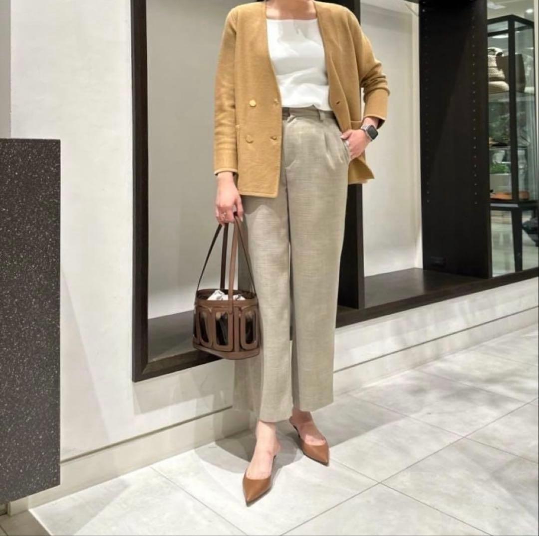 【極美品】2025✨️定価 27500円 ニット ジャケット アルアバイル ダブル