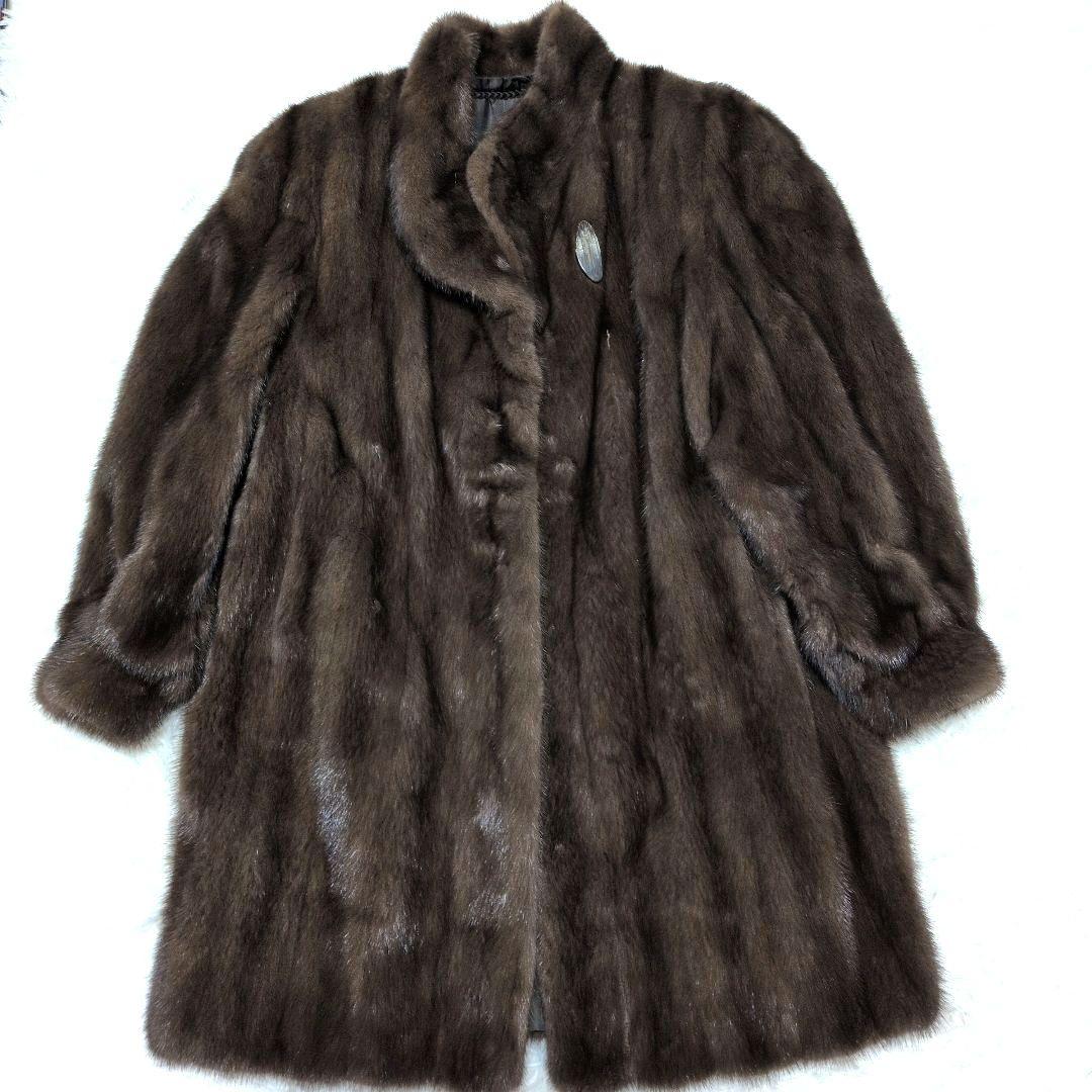 【極美品】サガミンク　SURELLE MEISEL-PESKINファーコート