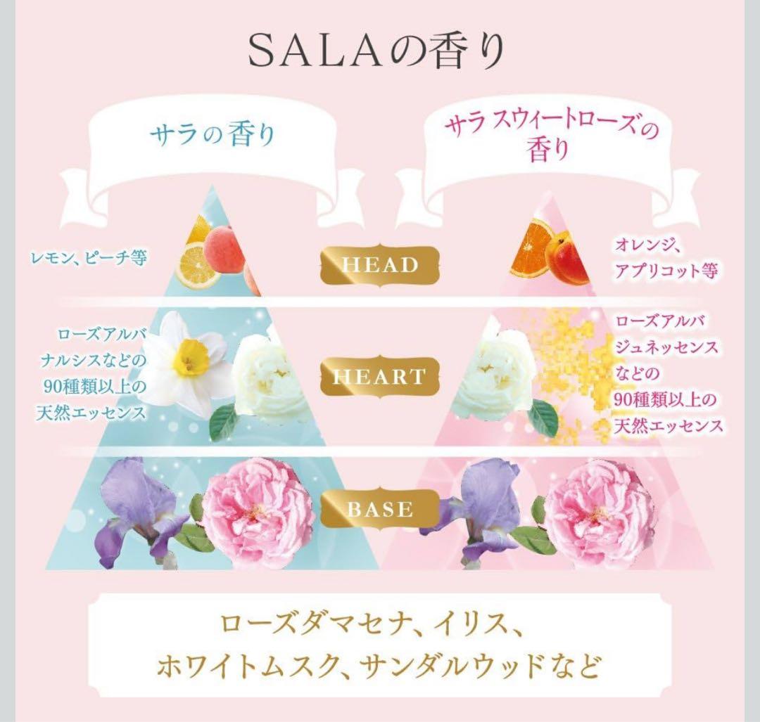 SALA サラ 髪コロン サラの香り80g×3本