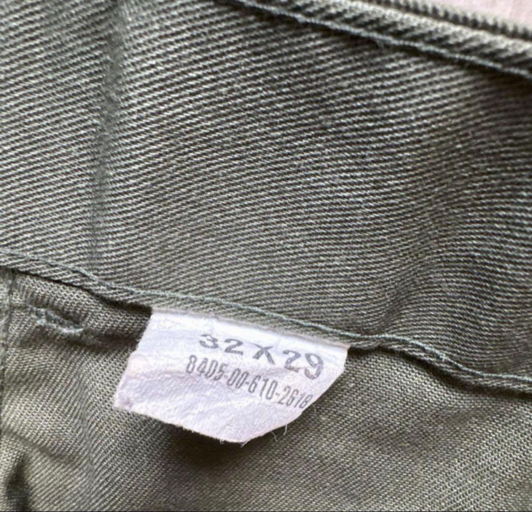 g*i様 美品　80s US army ベイカーパンツ　カーキ　ファティーグ　O