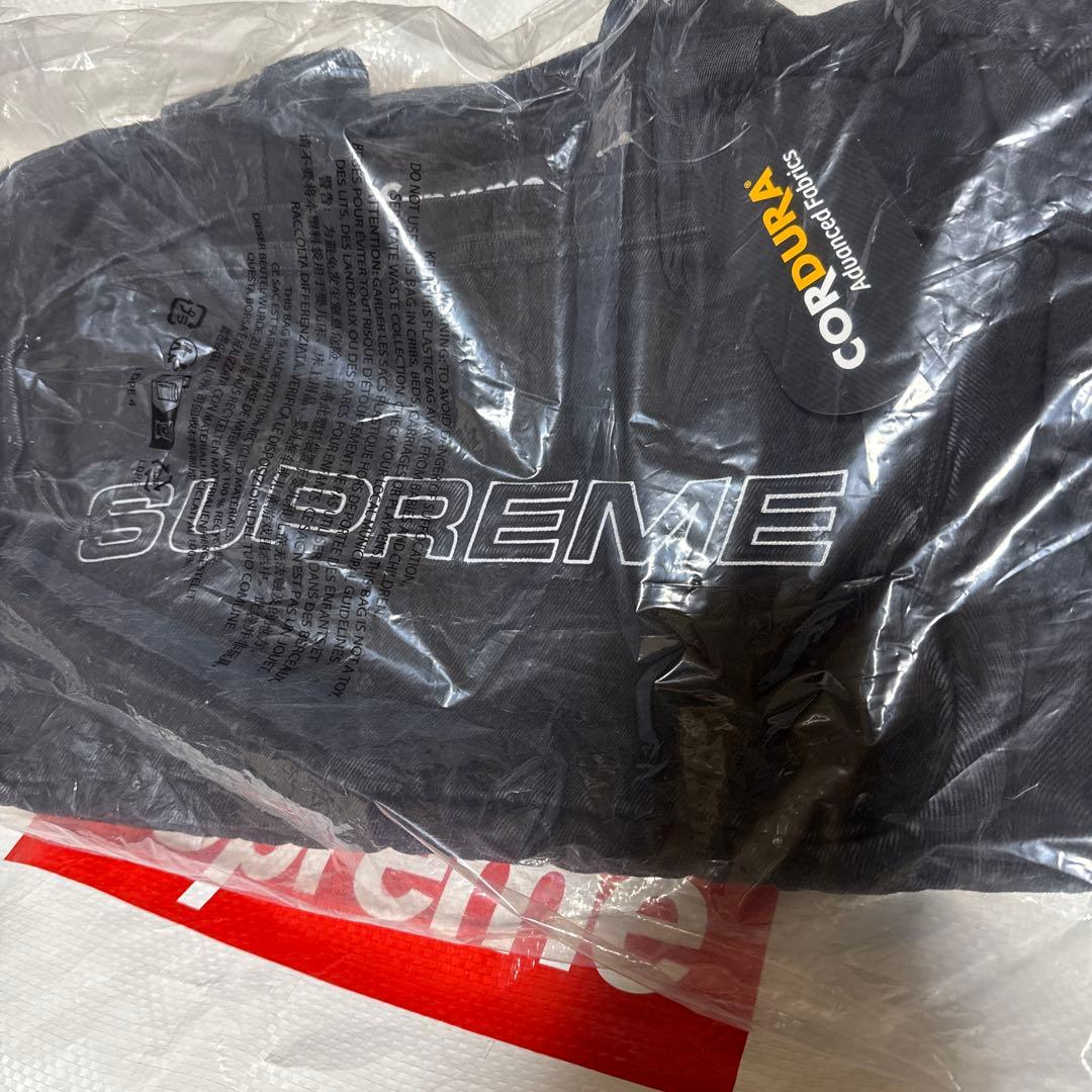 Supreme デニムダッフルバッグ ブラック
