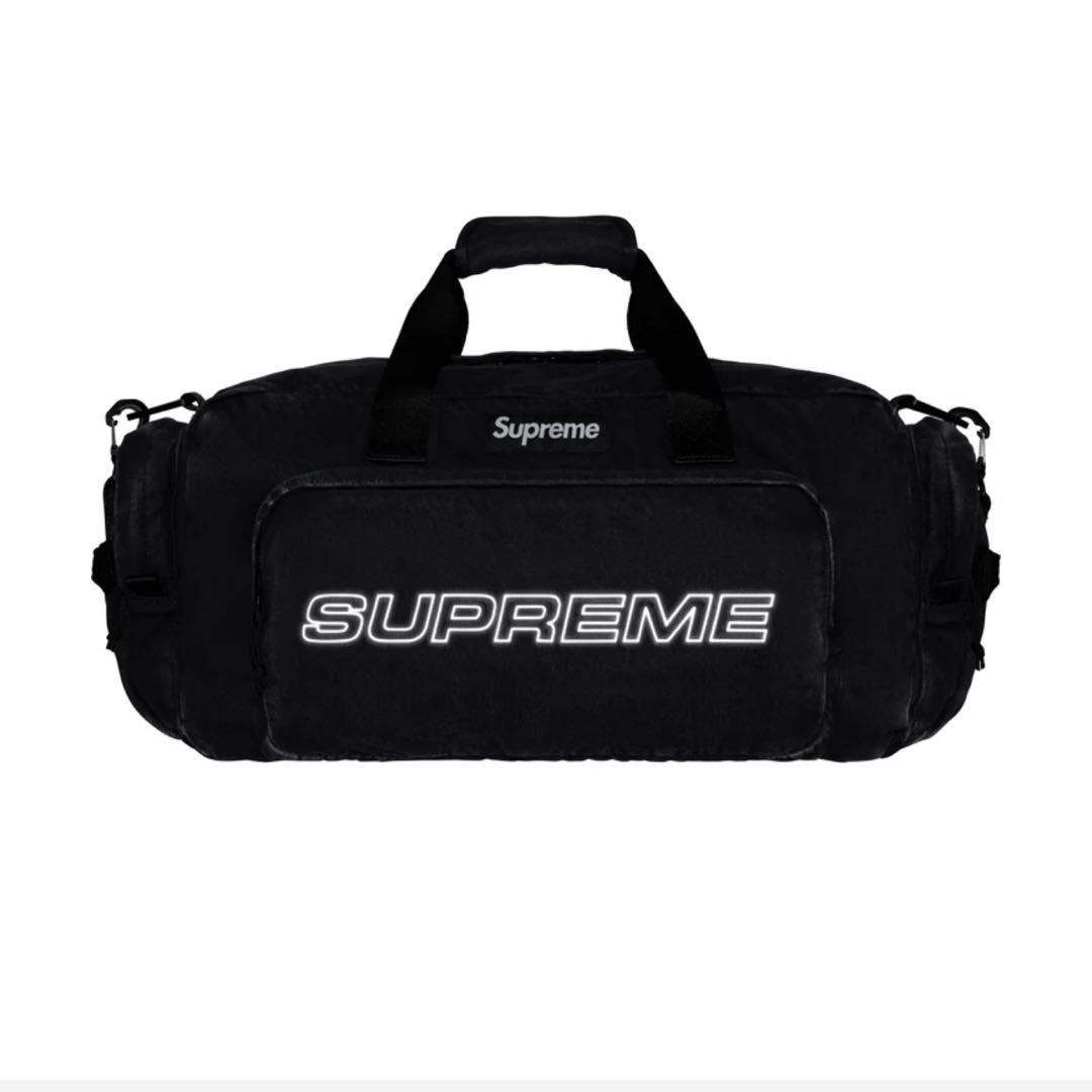Supreme デニムダッフルバッグ ブラック
