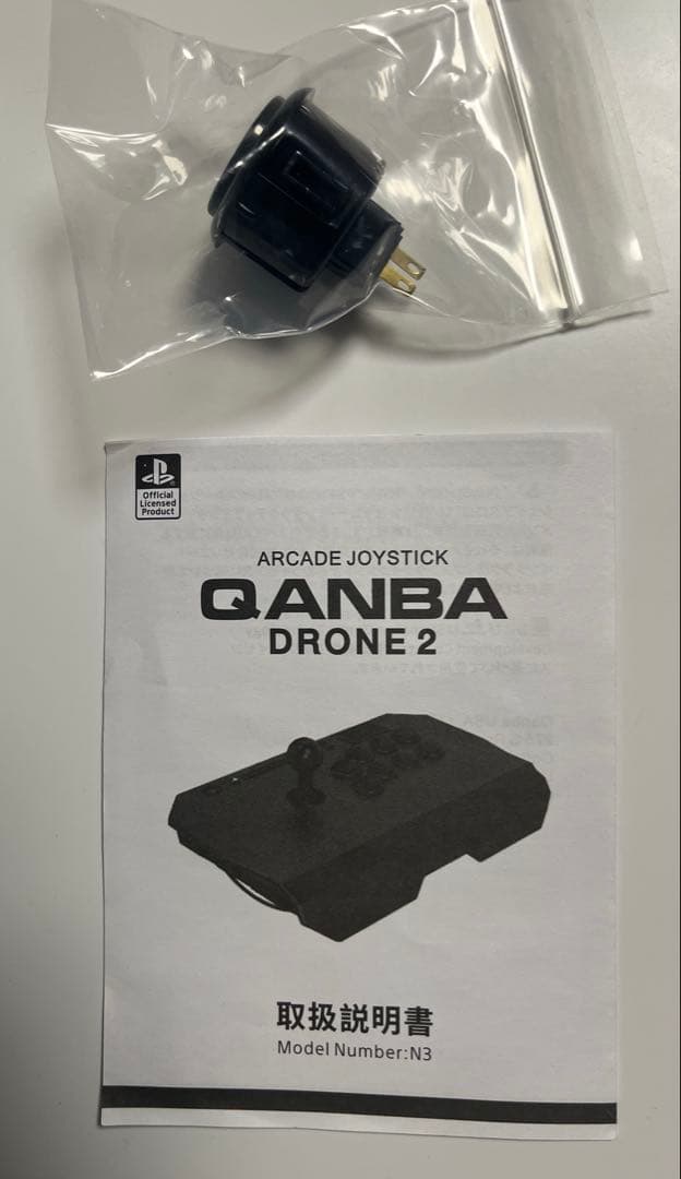 Qanba Drone2 アケコン 三和静音ボタン変更済み L1移設