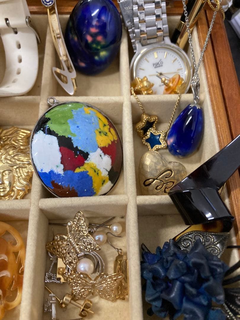 遺品整理 指輪 ネックレス イヤリング 腕時計　ブローチ カフス パール