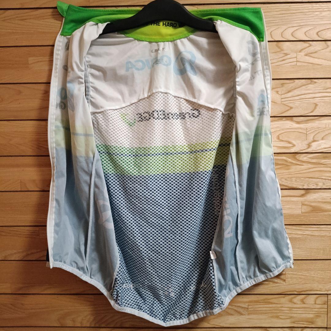 支給品　ORICA GreenEdge　ウィンドベスト　オリカグリーンエッジ　S