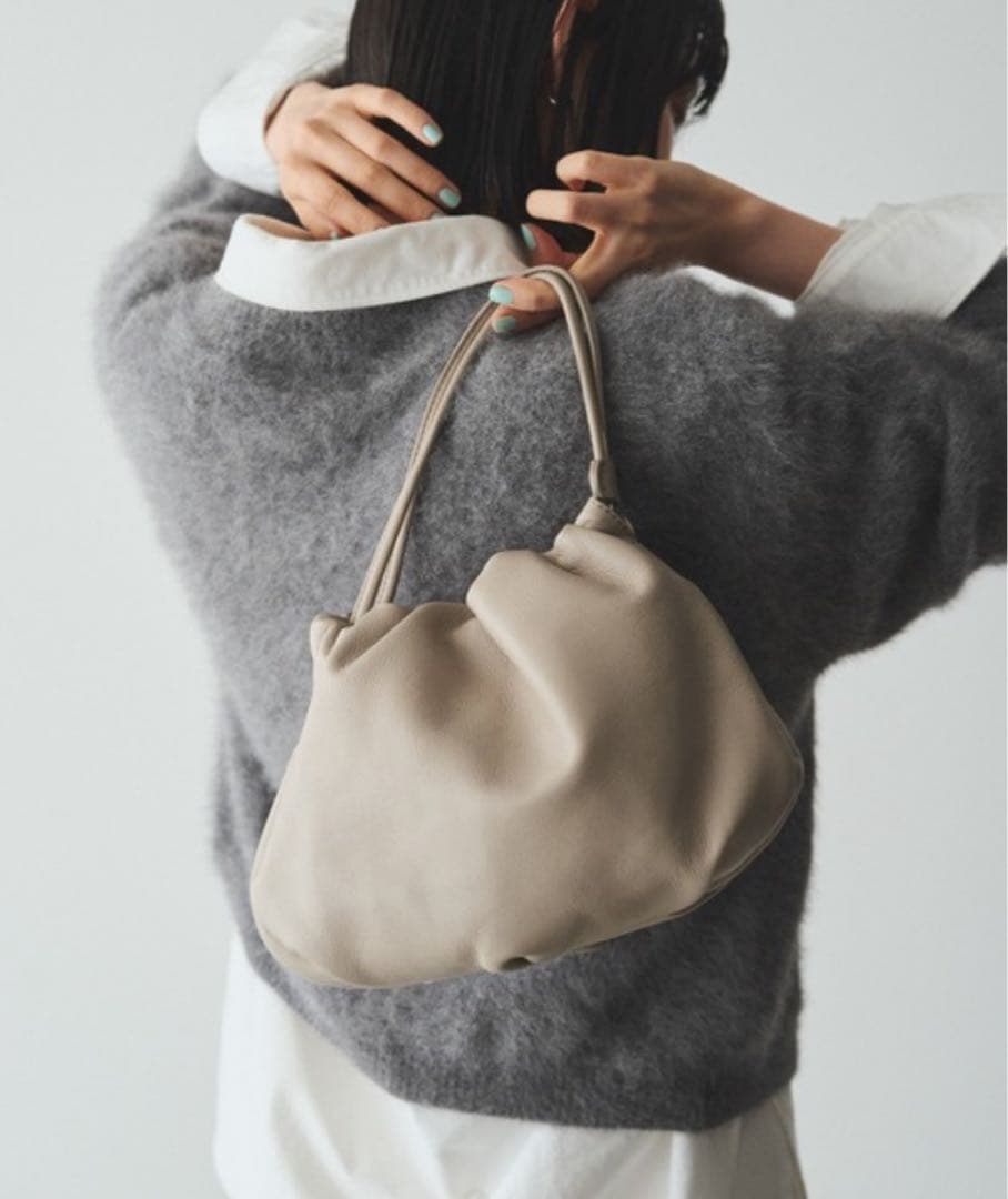 極美品【russet】レザー4way巾着ショルダーバッグ［chi企画］