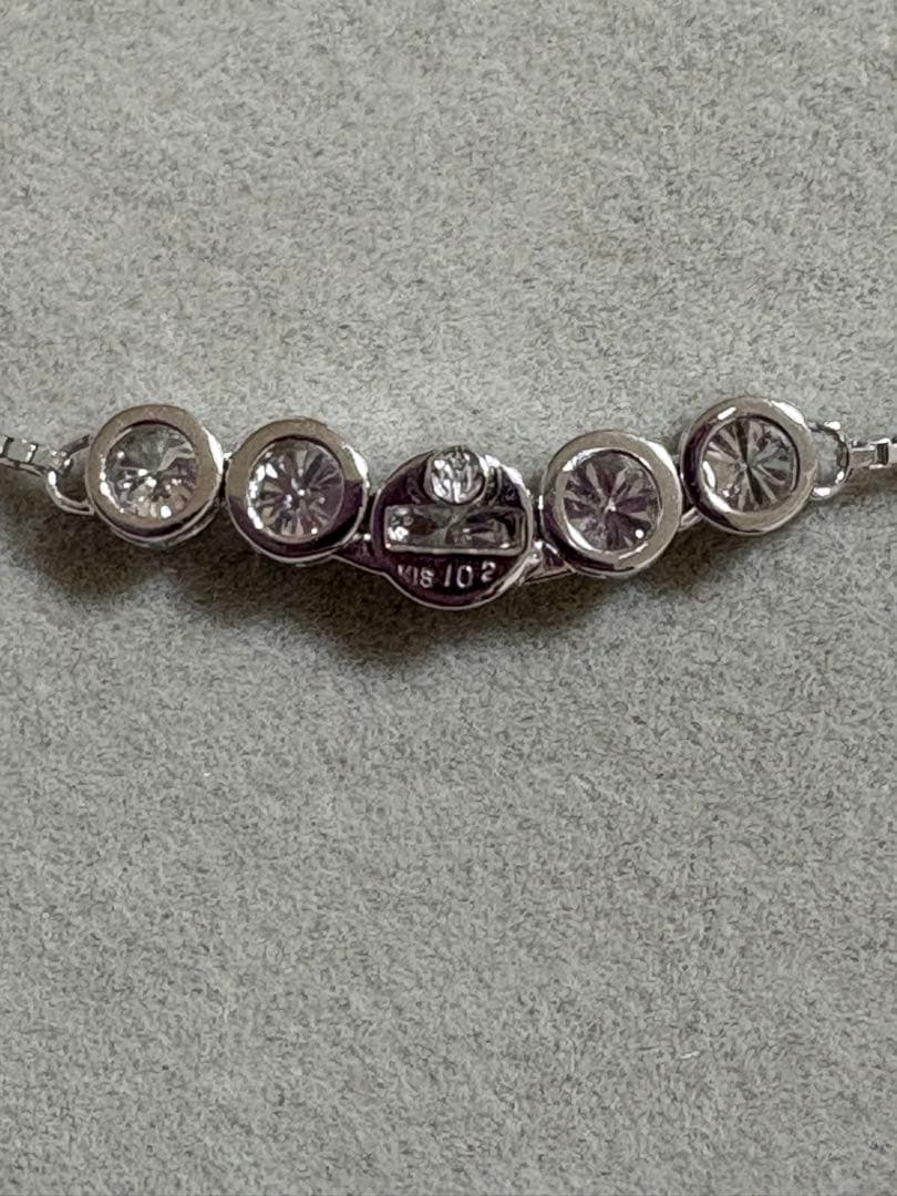 モニッケンダム　ダイヤネックレス　1.02ct k18(ロジウムコーティング)