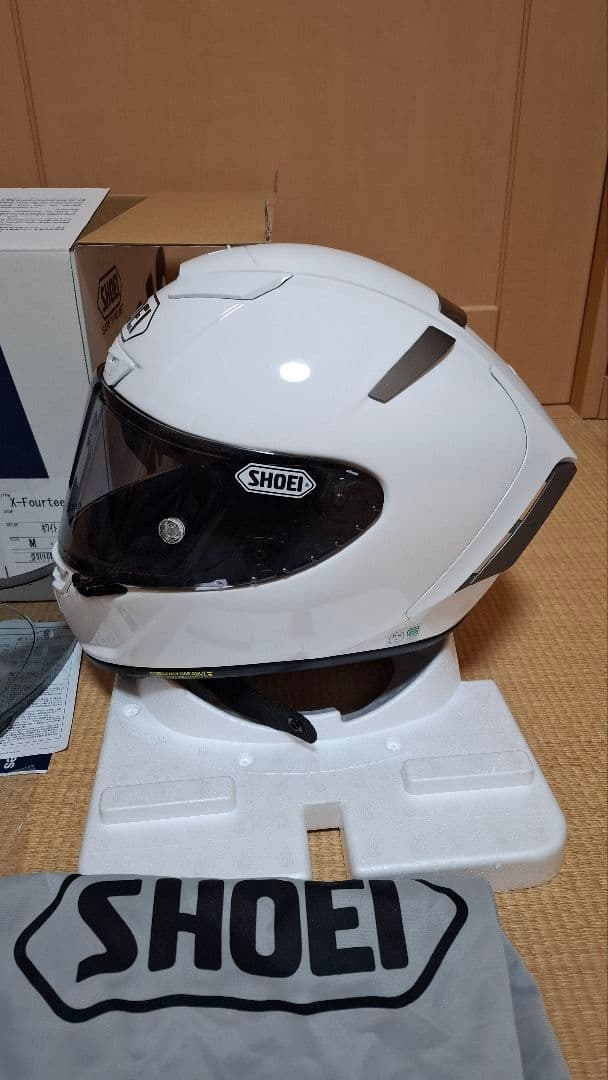 訳あり 新品 2022年製 X-FOURTEEN X-14 Mサイズ ホワイト