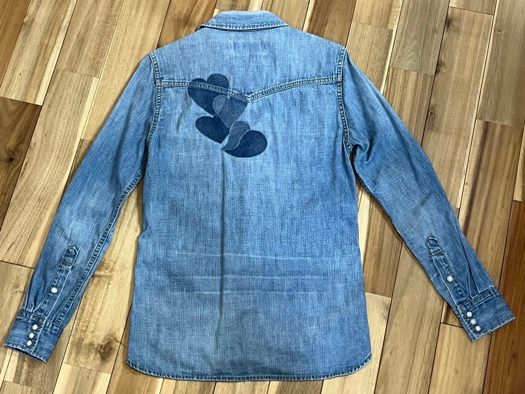 ✤ レミレリーフ デニムシャツ XS ✤