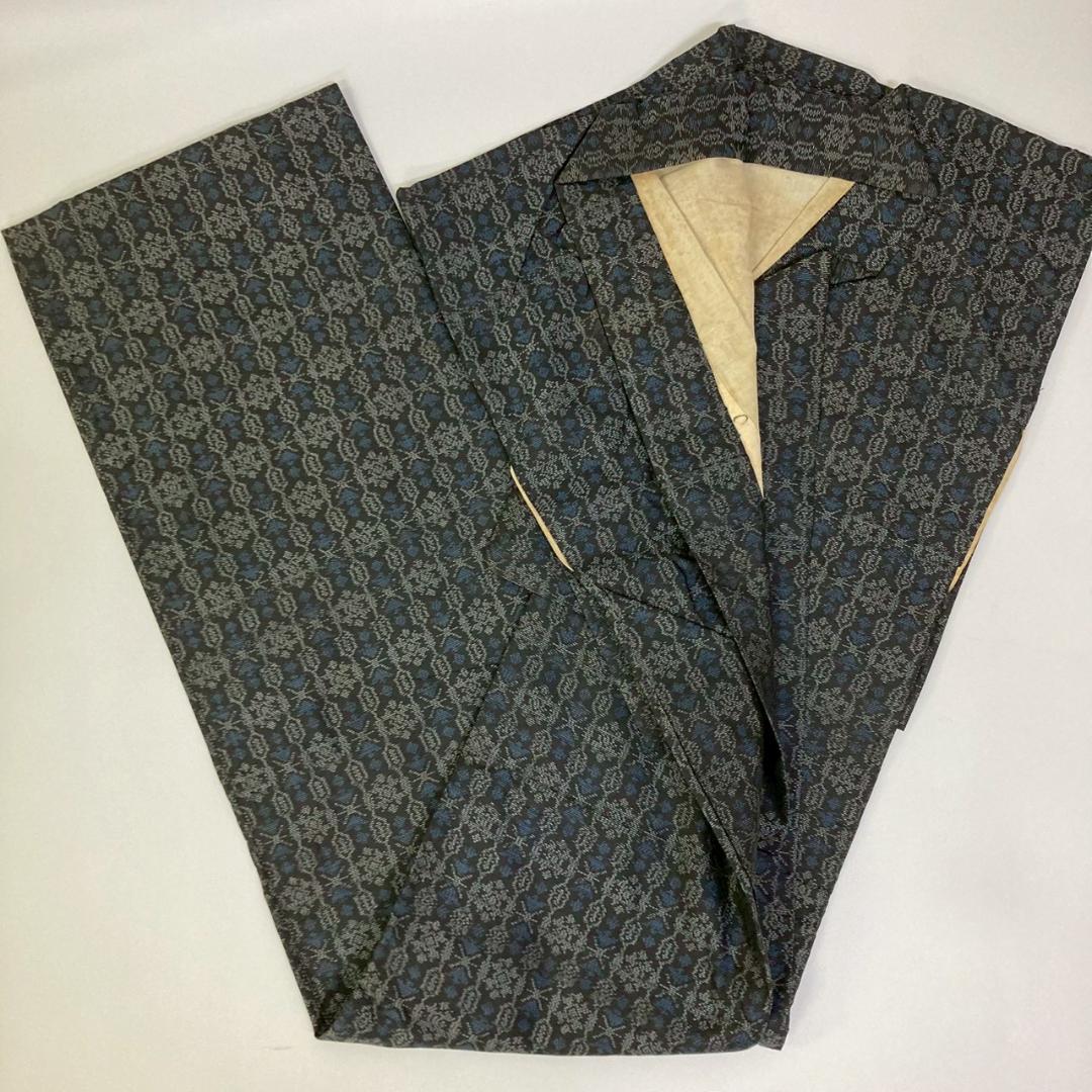 KK923 大島紬 9枚 着物まとめ売り 着用 リメイク 大量セット