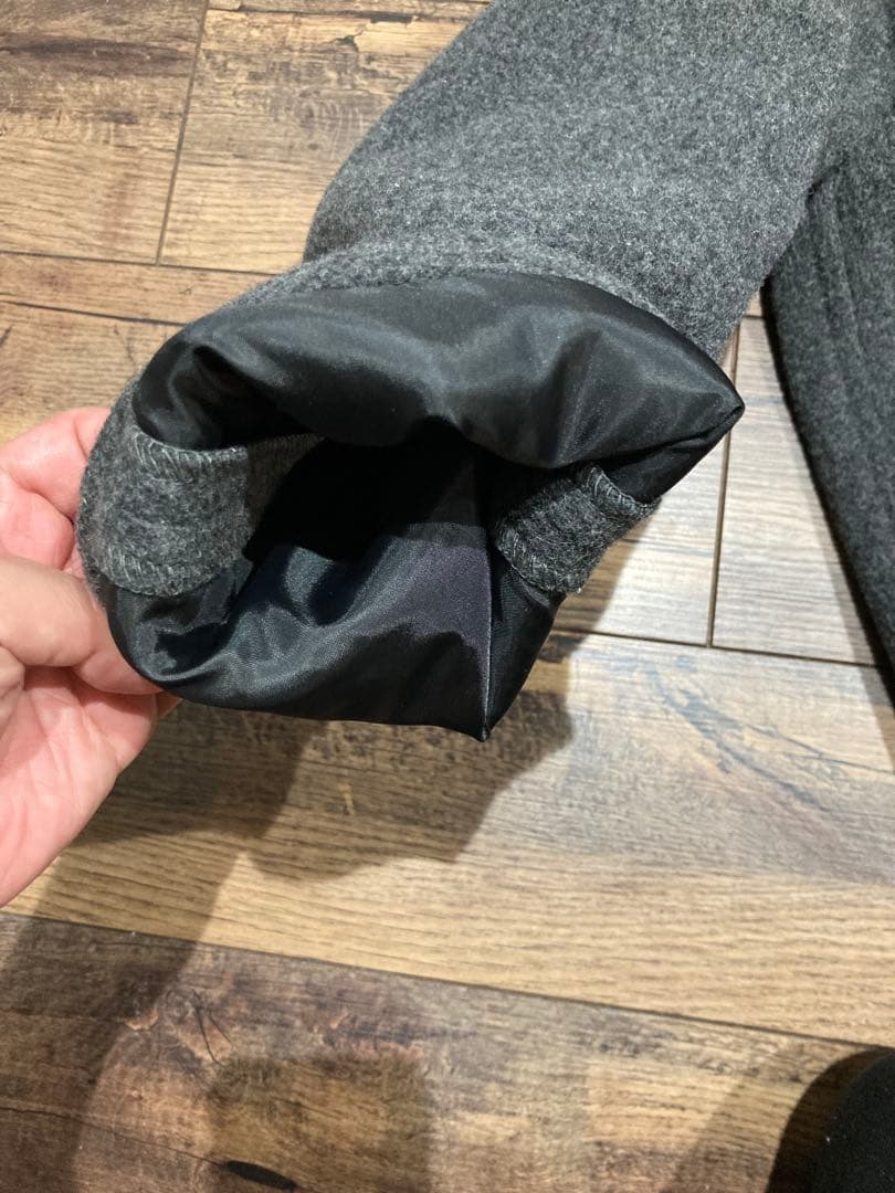 【jhj】DANTON ウールライトパイル カラーレスコート(ジャケット)