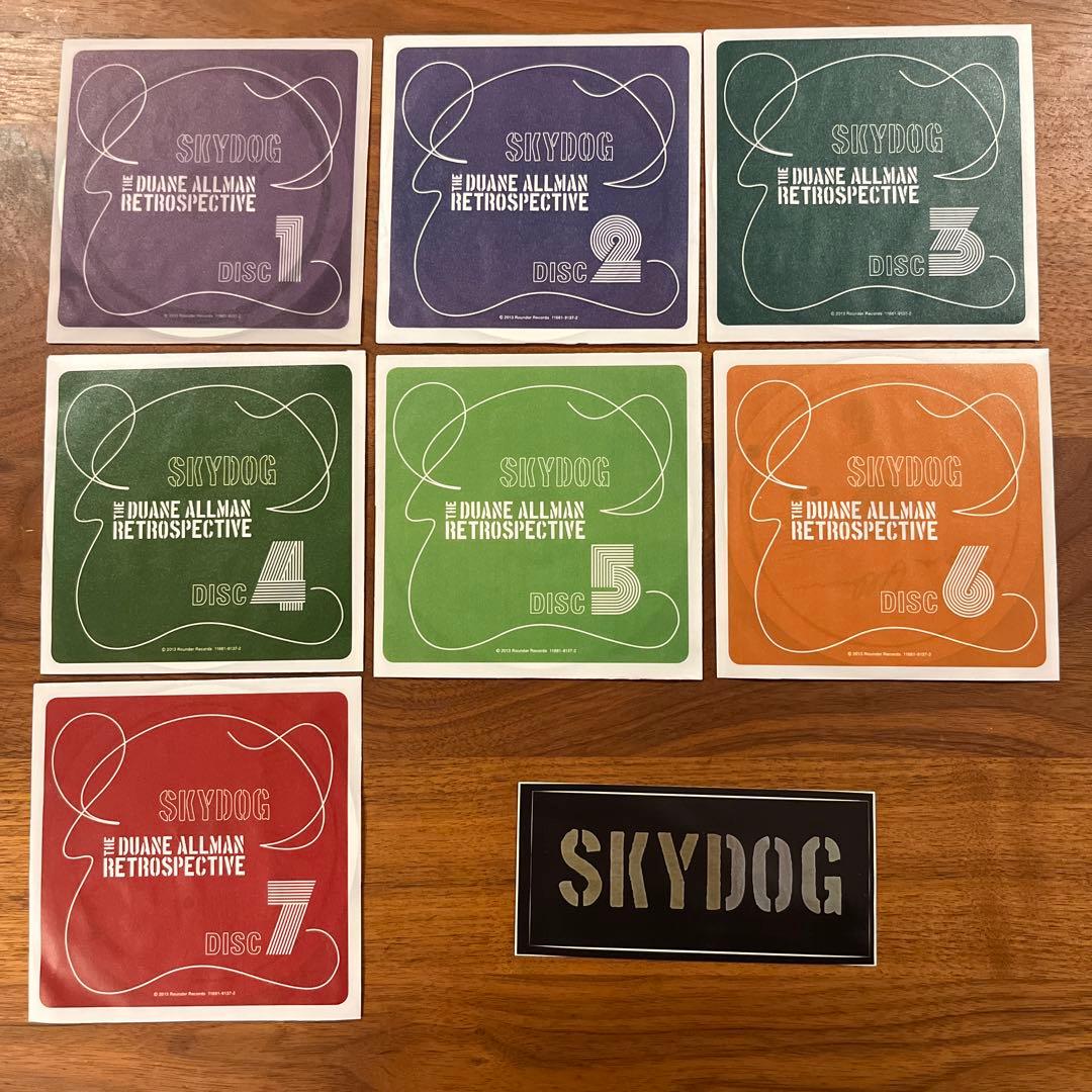 デュアン・オールマン／スカイドッグ／７枚組　※ピックのみ無し