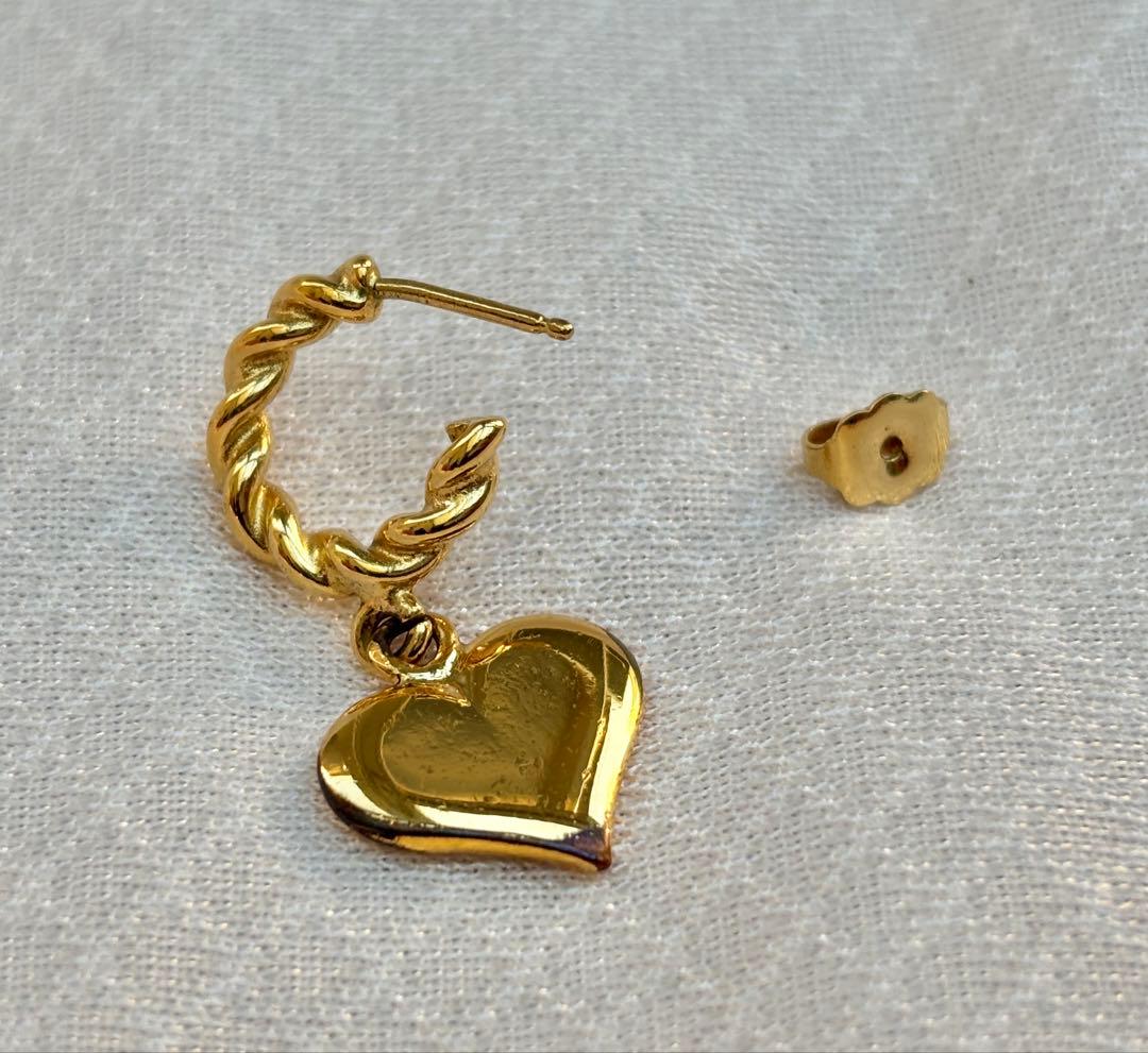 LOUIS VUITTON ブークルドレイユ ピアス 赤 黄 ゴールド 3点