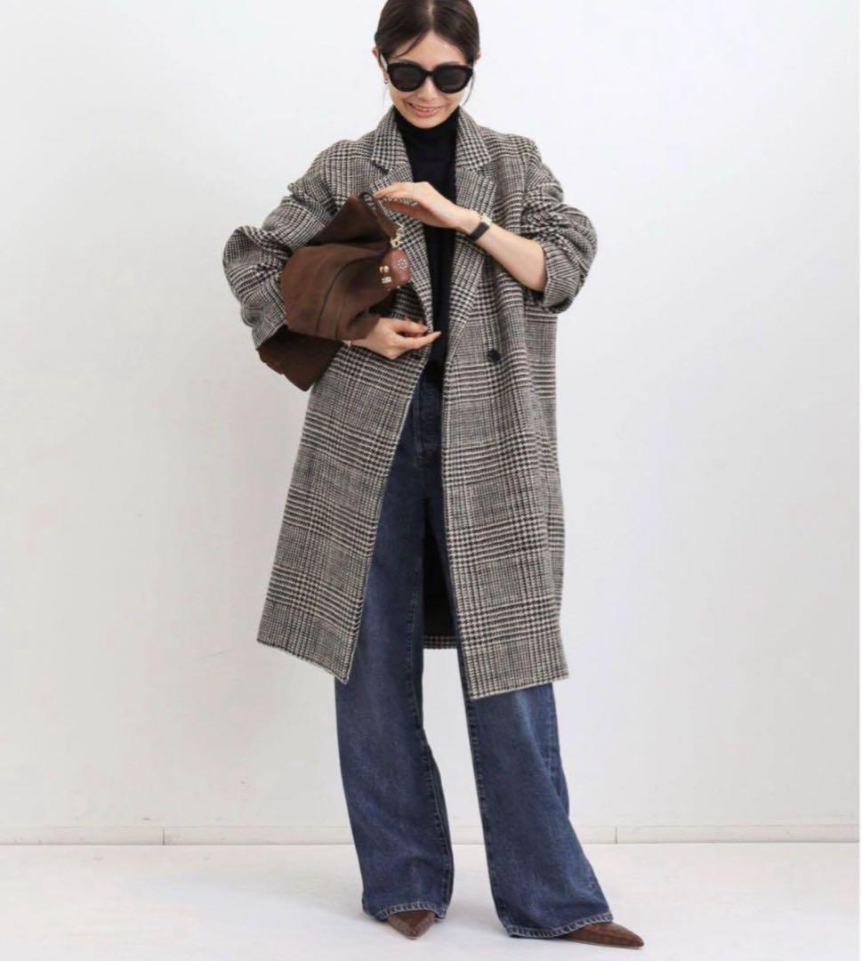 アパルトモンLISIERE CHECK W COAT チェックコート