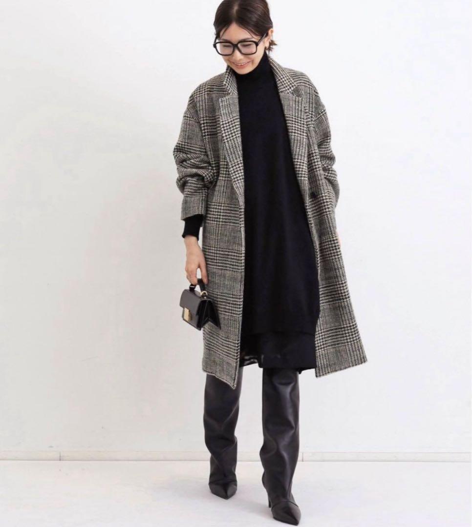 アパルトモンLISIERE CHECK W COAT チェックコート