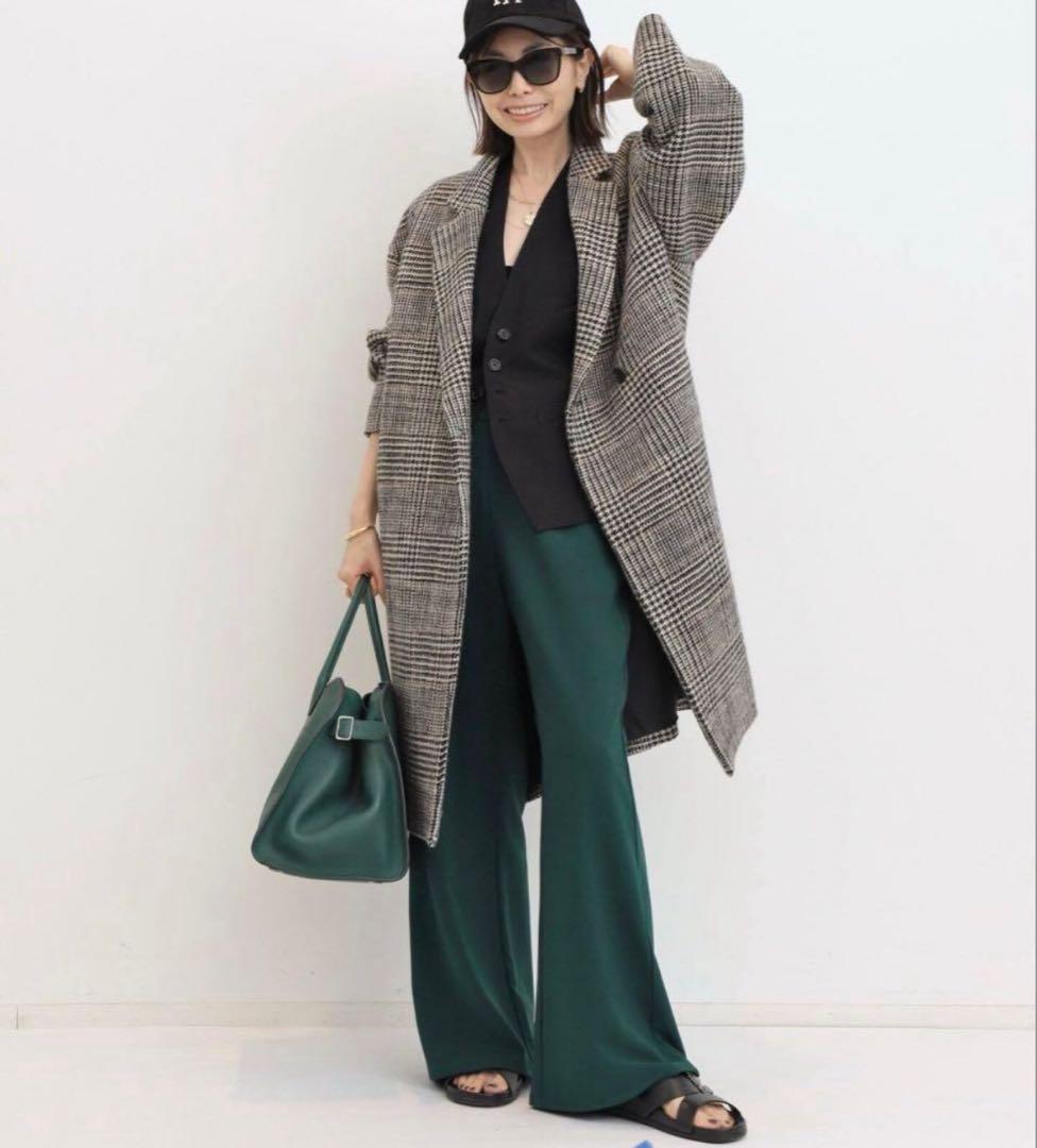 アパルトモンLISIERE CHECK W COAT チェックコート