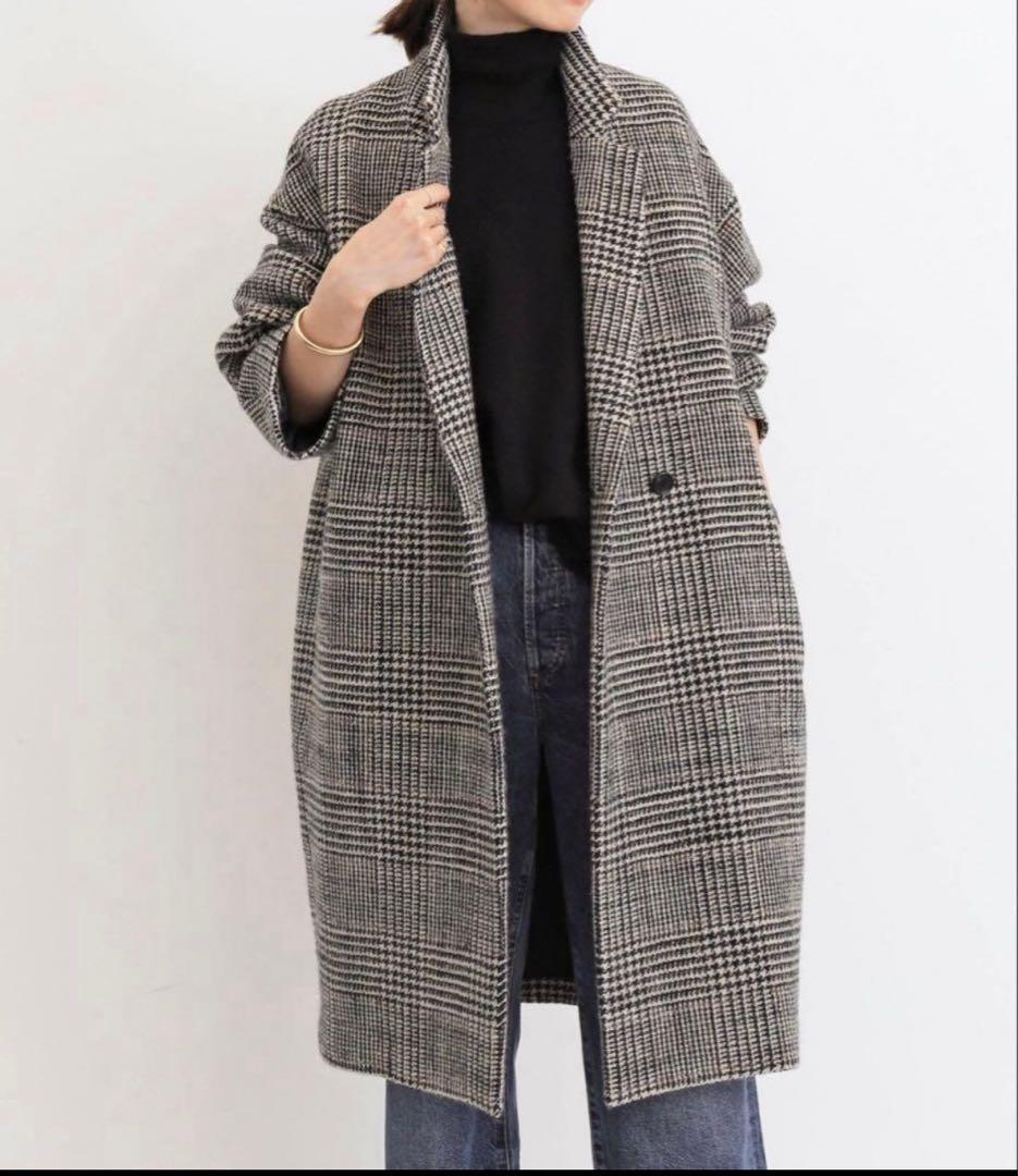 アパルトモンLISIERE CHECK W COAT チェックコート