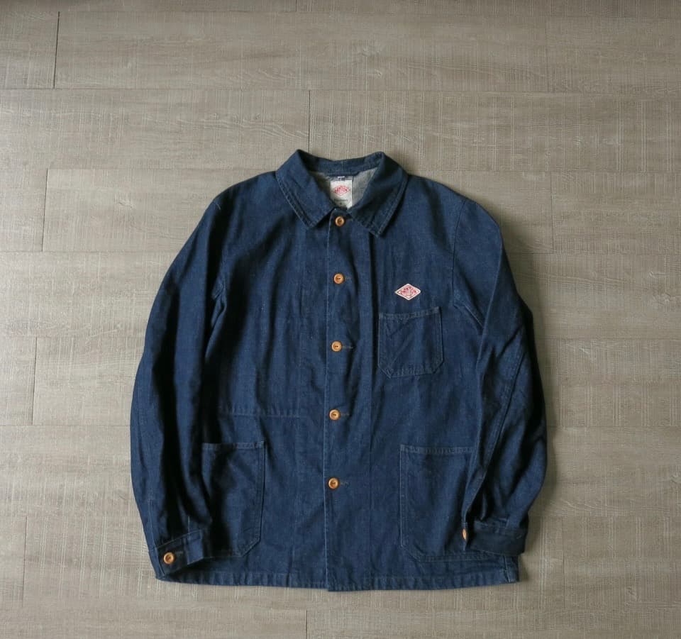 38 DANTON ダントン デニムカバーオール BEAUTY&YOUTH