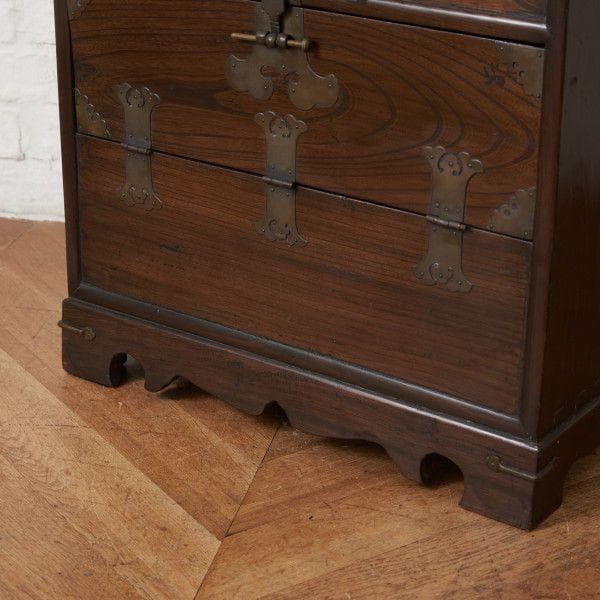 ボス86148★李朝家具 飾り棚 キャビネット 李朝棚 時代箪笥 箪笥