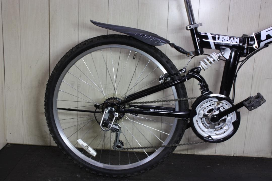 URBAN RAY 26インチ 3X6S 410mm Wサス付き 折り畳みMTB